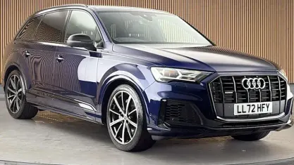 Used Audi Q7 Black Edition 340 HP (250 kW) 2022 Blue SUV
