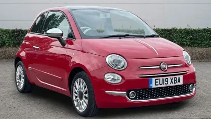 Used Fiat 500 Lounge 69 HP (50 kW) 2019 Red Hatchback