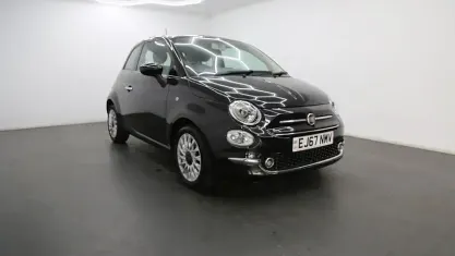 Used Fiat 500 Lounge 69 HP (50 kW) 2017 Black Hatchback