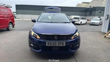 Used Peugeot 308 SW 131 HP (96 kW) 2020 Blue Estate
