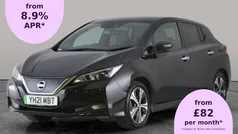 Black Used 2021 Nissan Leaf N-Connecta Hatchback | £7,481 (Fair price)
