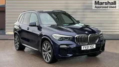 Blue Used 2021 BMW X5 M Sport SUV | £41,172 (Fair price)