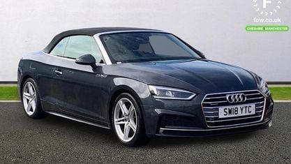 Begagnad Audi A5 Cabriolet S-Line 252 HK (185 kW) 2018 Grå Cab