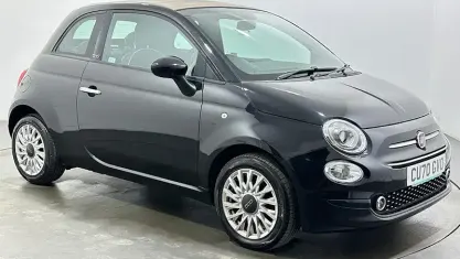 Used Fiat 500C Lounge 69 HP (50 kW) 2020 Black Cabriolet