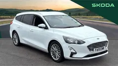 White Used 2019 Ford Focus Titanium X Estate | £12,202 (Fair price)