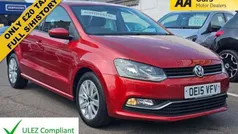 Red Used 2015 VW Polo SE Hatchback | £8,295 (Fair price)