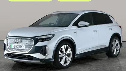 Used Audi Q4 e-tron S-Line 150 kW (204 HP) 2023 White SUV