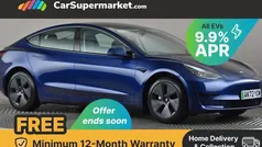 Blue Used 2022 Tesla Model 3 RWD Sedan | £22,197 (Fair price)