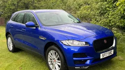 Used Jaguar F-Pace Portfolio 250 HP (183 kW) 2017 Blue SUV