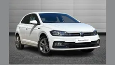 Pure white Used 2021 VW Polo R-line Hatchback | £15,650 (Fair price)