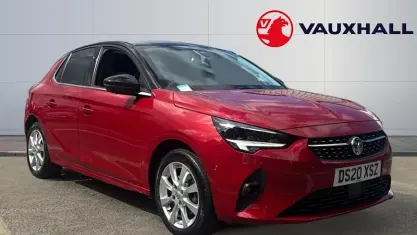 Used Vauxhall Corsa Elite 101 HP (74 kW) 2020 Red Hatchback