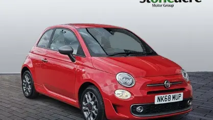 Used Fiat 500 S 69 HP (50 kW) 2018 Red Hatchback