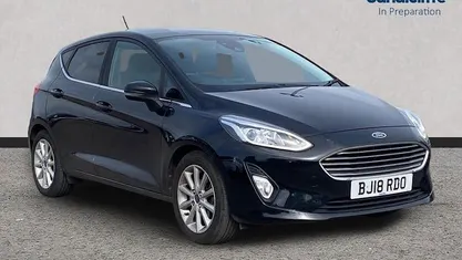 Used Ford Fiesta Titanium 101 HP (74 kW) 2021 Black Hatchback