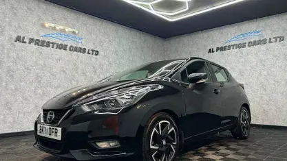Used Nissan Micra Acenta 92 HP (67 kW) 2021 Black Hatchback
