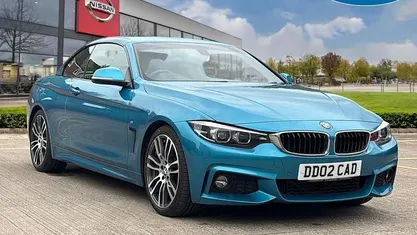 Used BMW 430 Cabriolet M Sport 252 HP (185 kW) 2019 Blue Cabriolet