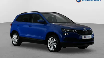 Used Skoda Karoq SE Technology 116 HP (85 kW) 2020 Blue SUV