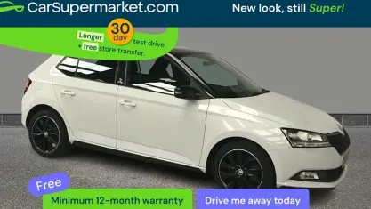 Begagnad Skoda Fabia Monte Carlo 95 HK (69 kW) 2021 Vit Halvkombi