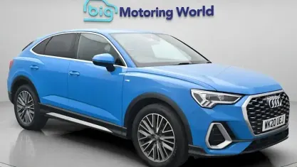 Used Audi Q3 Sportback S-Line 150 HP (110 kW) 2020 Blue SUV