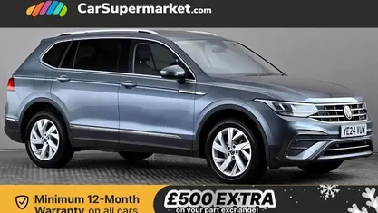 Grey Used 2024 VW Tiguan Allspace Life SUV | £24,897 (Fair price)