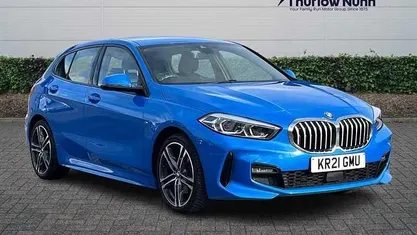 Used BMW 116 M Sport 116 HP (85 kW) 2021 Blue Hatchback