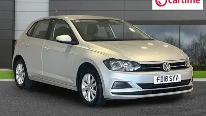 Used VW Polo SE 95 HP (69 kW) 2018 Silver Hatchback