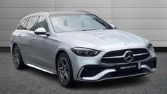 Silver Used 2023 Mercedes C300e AMG Line Premium Plus Estate | £30,750 (Fair price)