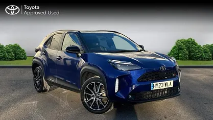 Galactic blue bitone Used 2023 Toyota Yaris Hybrid Sport Estate | £20,598 (Fair price)