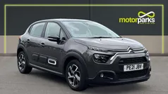 Platinum grey metallic Used 2021 Citroën C3 PureTech Hatchback | £9,300 (Fair price)