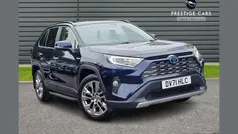 Blue Used 2021 Toyota RAV4 Hybrid SUV | £28,001 (Fair price)