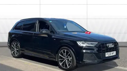 Used Audi Q7 Black Edition 286 HP (210 kW) 2020 Black SUV