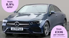 Blue Used 2021 Mercedes CLA180 AMG Line Premium Plus Sedan | £24,520 (Fair price)