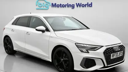 Used Audi A3 Sportback S-Line 110 HP (80 kW) 2023 White Hatchback