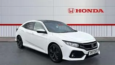White Used 2017 Honda Civic EX Hatchback | £12,361 (Fair price)