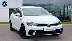 Pure white Used 2023 VW Polo R-line Hatchback | £18,214 (Fair price)