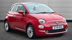 Red Used 2019 Fiat 500 Lounge Hatchback | £8,290 (Fair price)