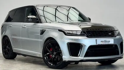 Used Land Rover Range Rover Sport SVR 575 HP (422 kW) 2018 Silver SUV