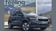 Petrol blue metallic Used 2022 Skoda Karoq SE Drive SUV | £17,190 (Fair price)