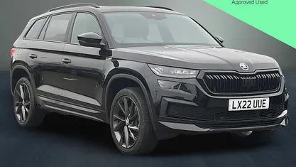 Used Skoda Kodiaq SportLine 200 HP (147 kW) 2022 Black SUV