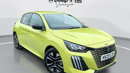 New Peugeot 208 Allure 102 HP (75 kW) 2025 Yellow Hatchback
