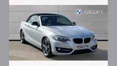 Silver Used 2016 BMW 220 Sport Line Cabriolet | £12,068 (Fair price)