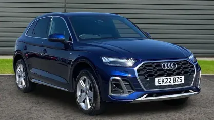 Used Audi Q5 S-Line 299 HP (219 kW) 2022 Blue SUV