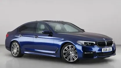 Used BMW 520 M Sport 190 HP (139 kW) 2018 Blue Sedan