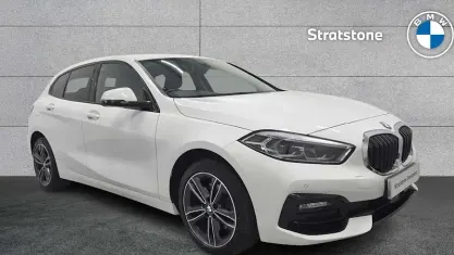 Used BMW 118 Sport Line 136 HP (100 kW) 2022 White Hatchback