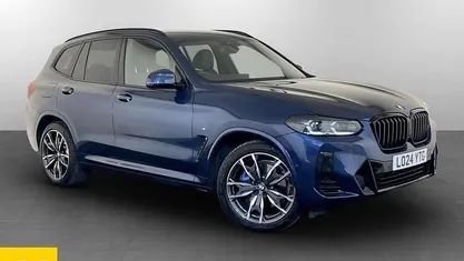 Blue Used 2024 BMW X3 M Sport SUV | £36,495 (Good price)