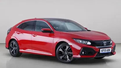 Used Honda Civic EX 126 HP (92 kW) 2019 Red Hatchback