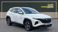Clear white gloss Used 2023 Hyundai Tucson Ultimate SUV | £27,000 (Fair price)