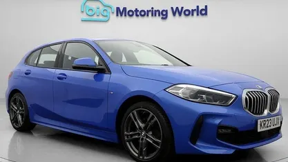 Used BMW 118 M Sport 136 HP (100 kW) 2023 Blue Hatchback