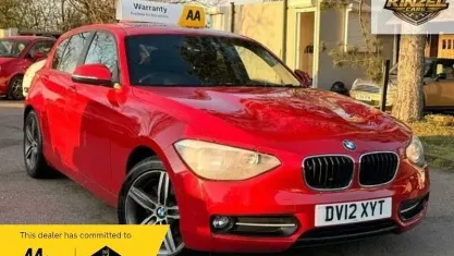 Used BMW 116 Sport Line 136 HP (100 kW) 2012 Red Hatchback