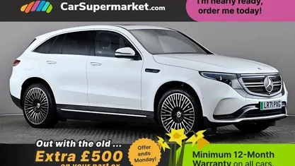 Used Mercedes EQC400 AMG Line Premium 300 kW (408 HP) 2022 White SUV