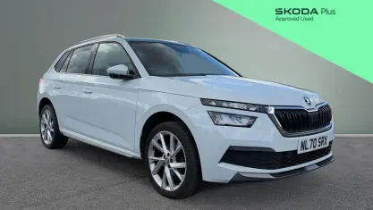 Used Skoda Kamiq SE L 150 HP (110 kW) 2020 White SUV